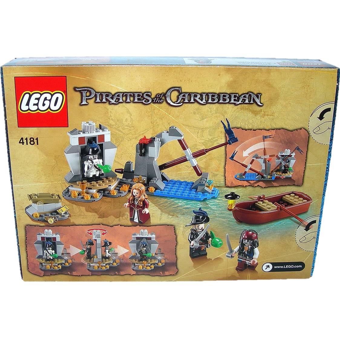 Pirates of the Caribbean: Isla De Muerta Lego 4181 New factory Sealed