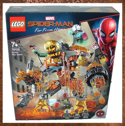 LEGO 76128 Spider-Man Far From Home Molten Man Battle Set - Front