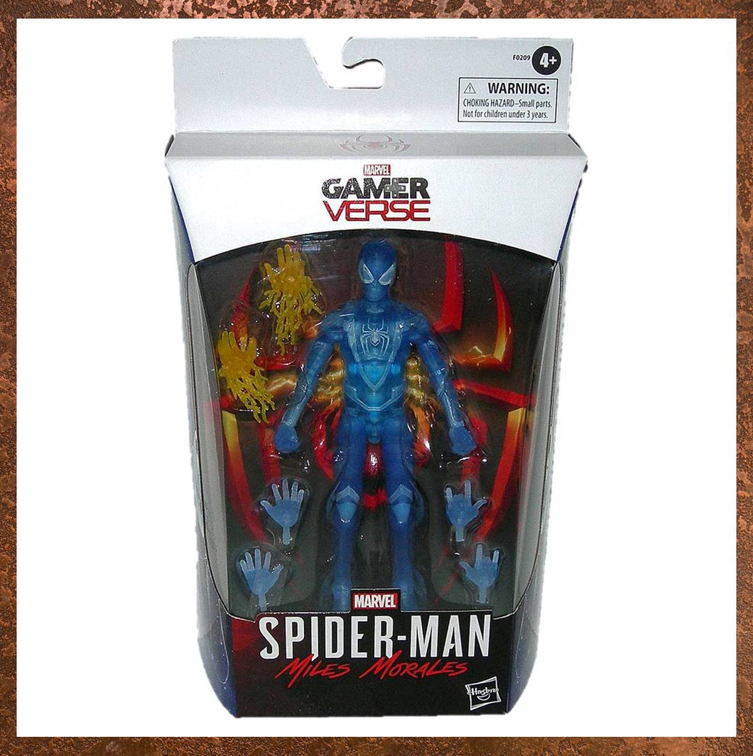 Marvel Legends Gamerverse Miles Morales 6-Inch Translucent Blue Camouflage Suit F0209 - Gallery