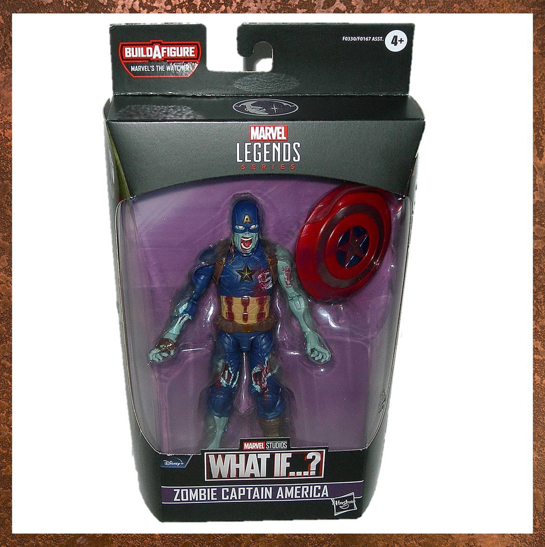 Marvel Legends 6-Inch What If? Zombie Captain America Action Figure F0330 - Front