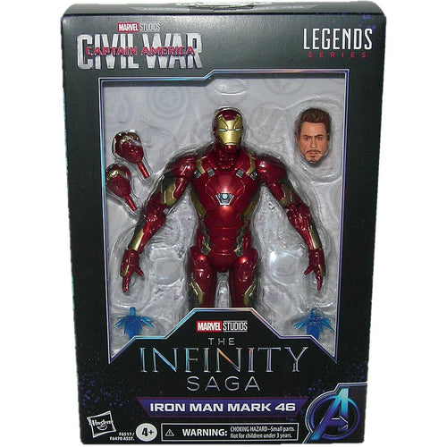 Marvel Legends 6-Inch Captain America Civil War Iron Man Mark 46 Action Figure F6517 - Front