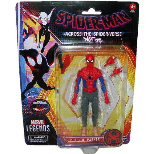 Marvel Legends Spider-Man Across The Spider-Verse 6-inch Peter B. Parker Action Figure F3852 - Front