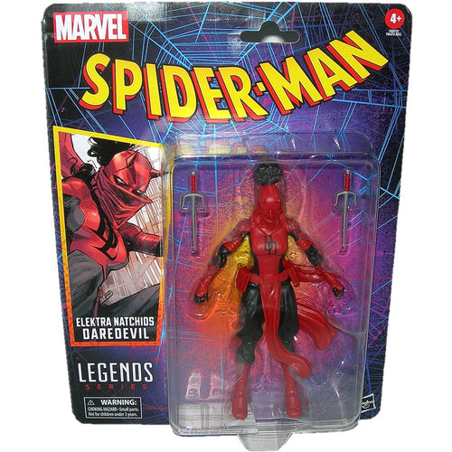 Marvel Legends 6-Inch Spider-Man Electra Natchios Daredevil Action Figure F6572 - Front