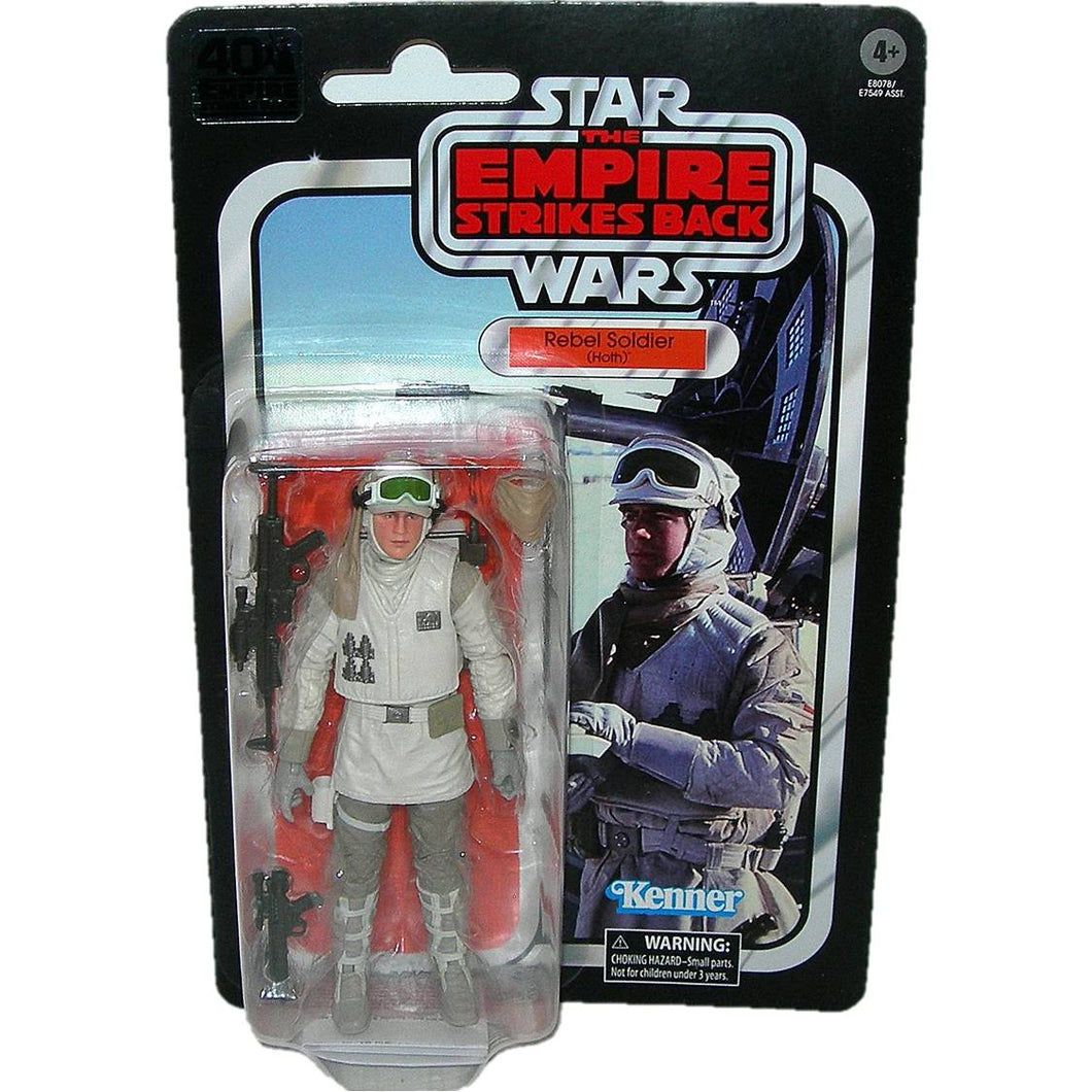 Star Wars Black Series 6-Inch The Empire Strikes Back 40th Anniversary Rebel Hoth Soldier Action Figure E8070 - Front
