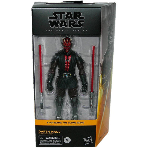 Star Wars Black Series 6-Inch Clone Wars Darth Maul Action Figure F4356 - Front