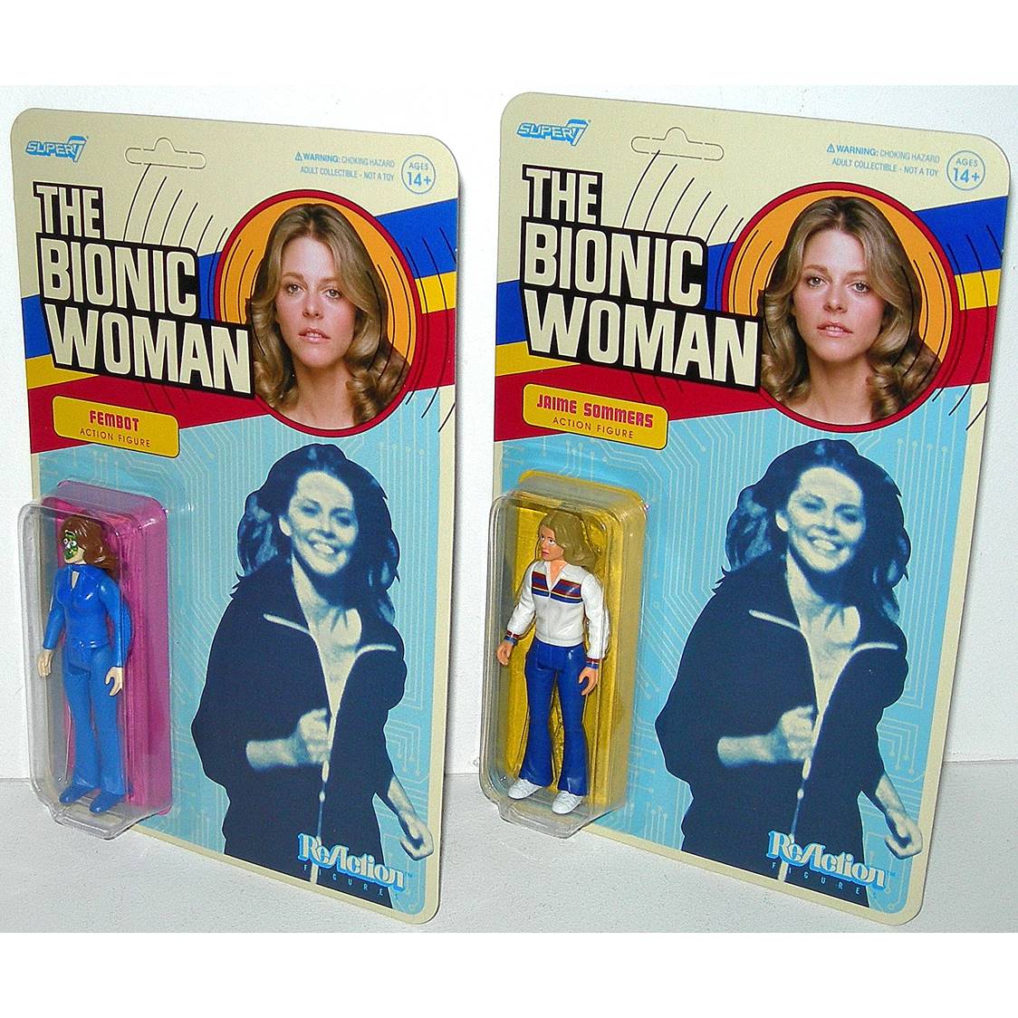 The Bionic Woman 3.75-inch Jamie Sommers and Fembot Retro Figures –  BigBrandToys