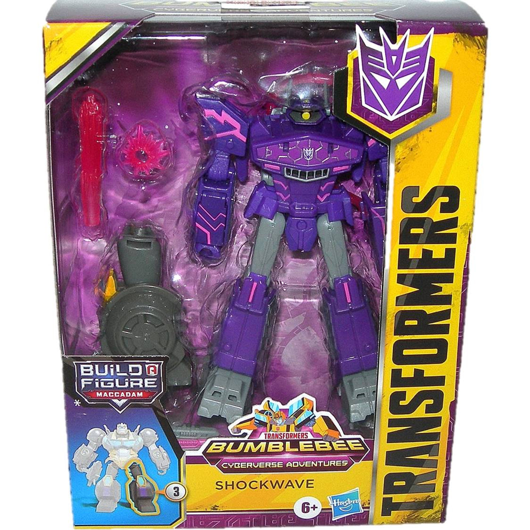 Transformers Bumblebee Cyberverse Adventures 5-Inch Shockwave Figure E7098 - Front