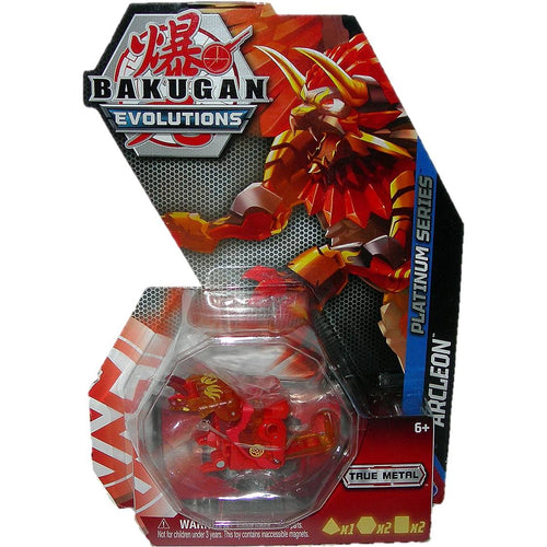 Bakugan Evolutions Platinum Series True Metal Pyrus Arcleon Bakugan - Front