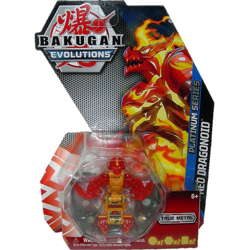 Bakugan Evolutions Platinum Series True Metal Pyrus Neo Dragonoid Bakugan - Front
