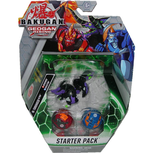 Bakugan Geogan Rising Darkus Toronoid Ultra, Pyrus Behemus & Aquos Ninjiton Bakugan Figure Pack