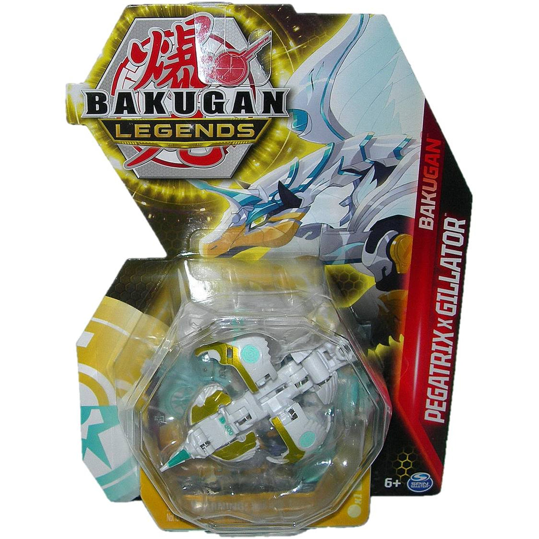 Bakugan Legends Aurelus/Haos Pegatrix x Gillator Bakucore Figure - Front