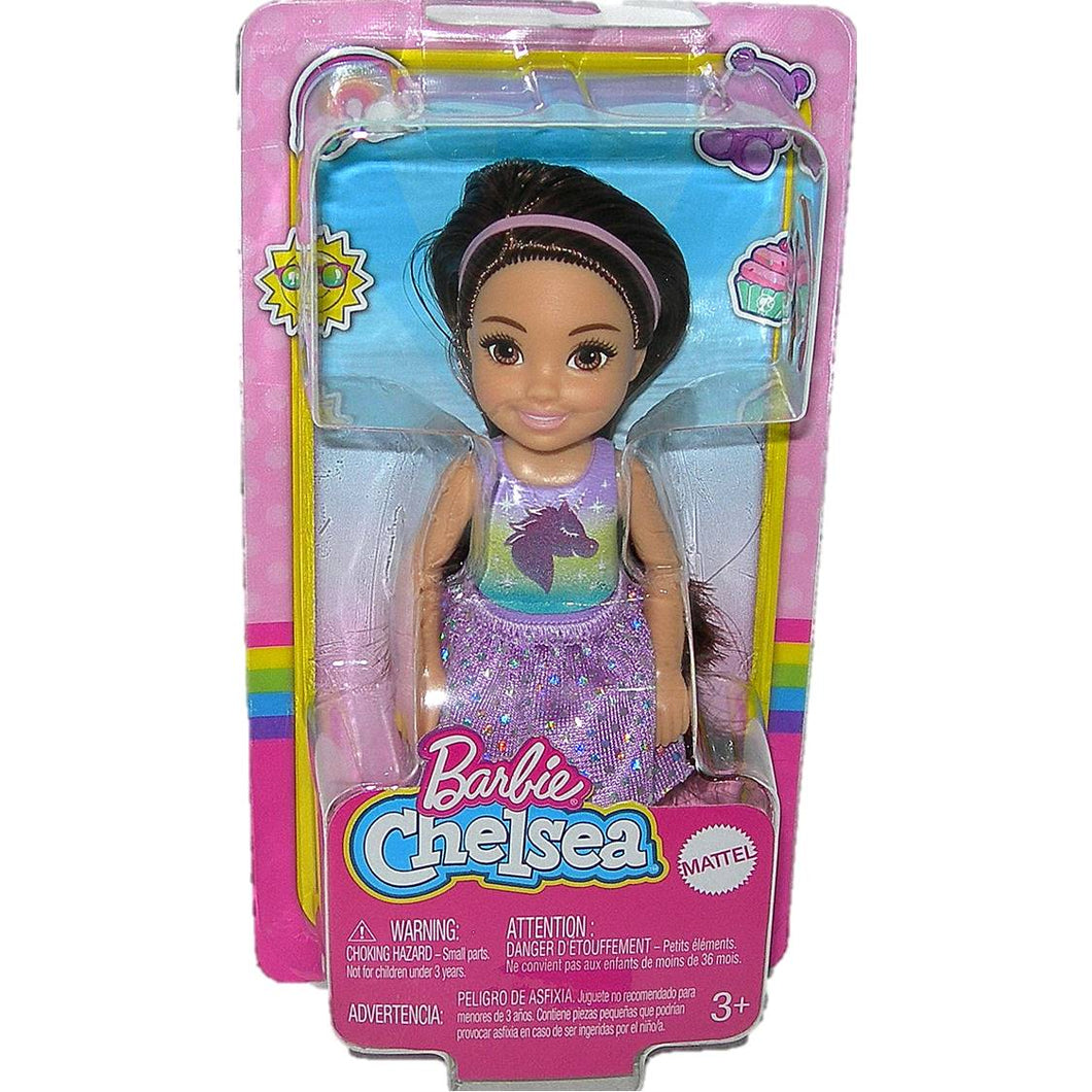 Barbie Club Chelsea Doll with Unicorn Print GXT39