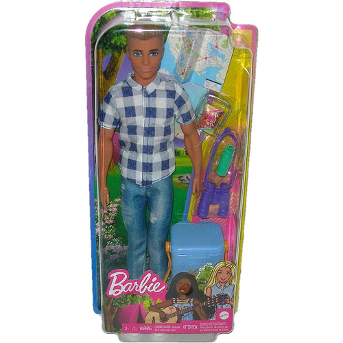 Barbie it takes two camping ken travel adventure doll HHR66 - Front