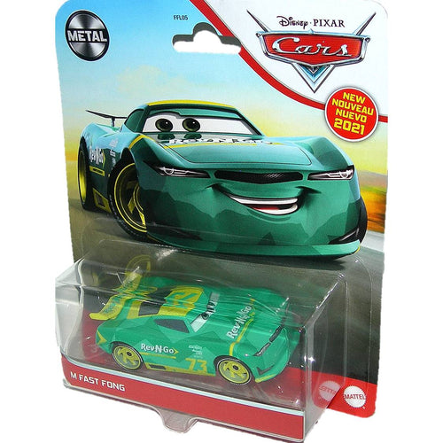 Disney Cars Character Diecast Metal M Fast Fong HBR48 - Front