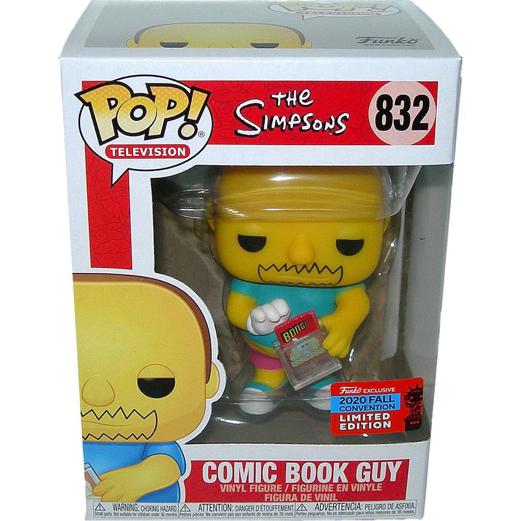 Funko Pop! The Simpsons Comic Book Guy Fall Convention Limited Edition no.832