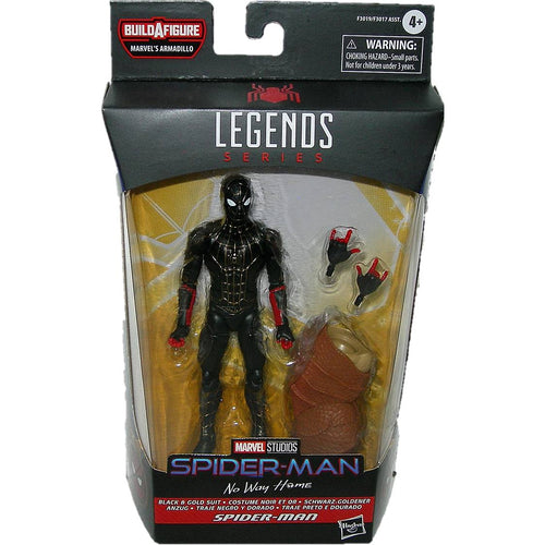 Marvel Legends 6-Inch Black and Gold Suit Spider-Man No Way Home Action figure F3019 Front