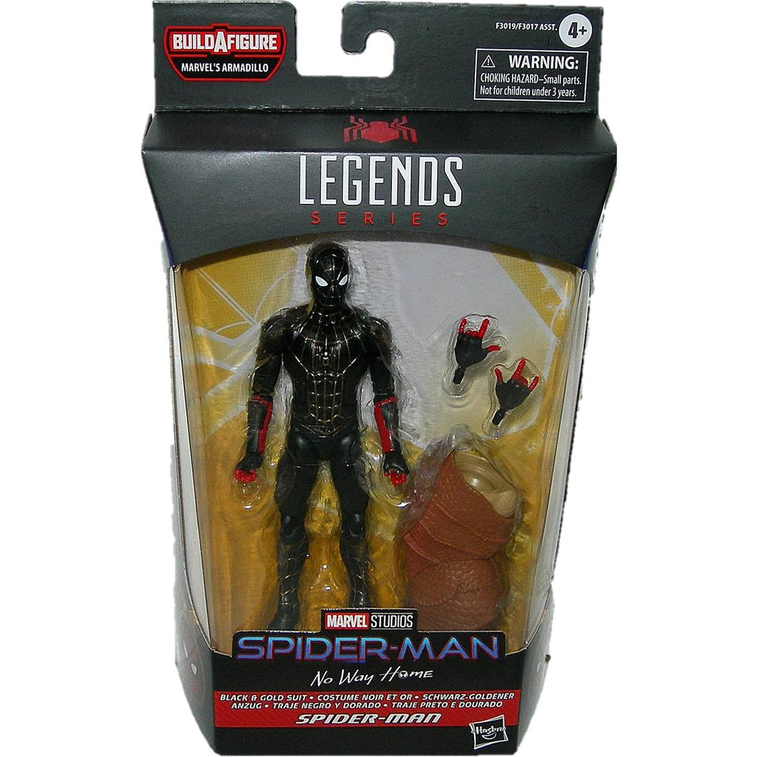 Marvel Legends 6-Inch Black and Gold Suit Spider-Man No Way Home Action figure F3019 Front