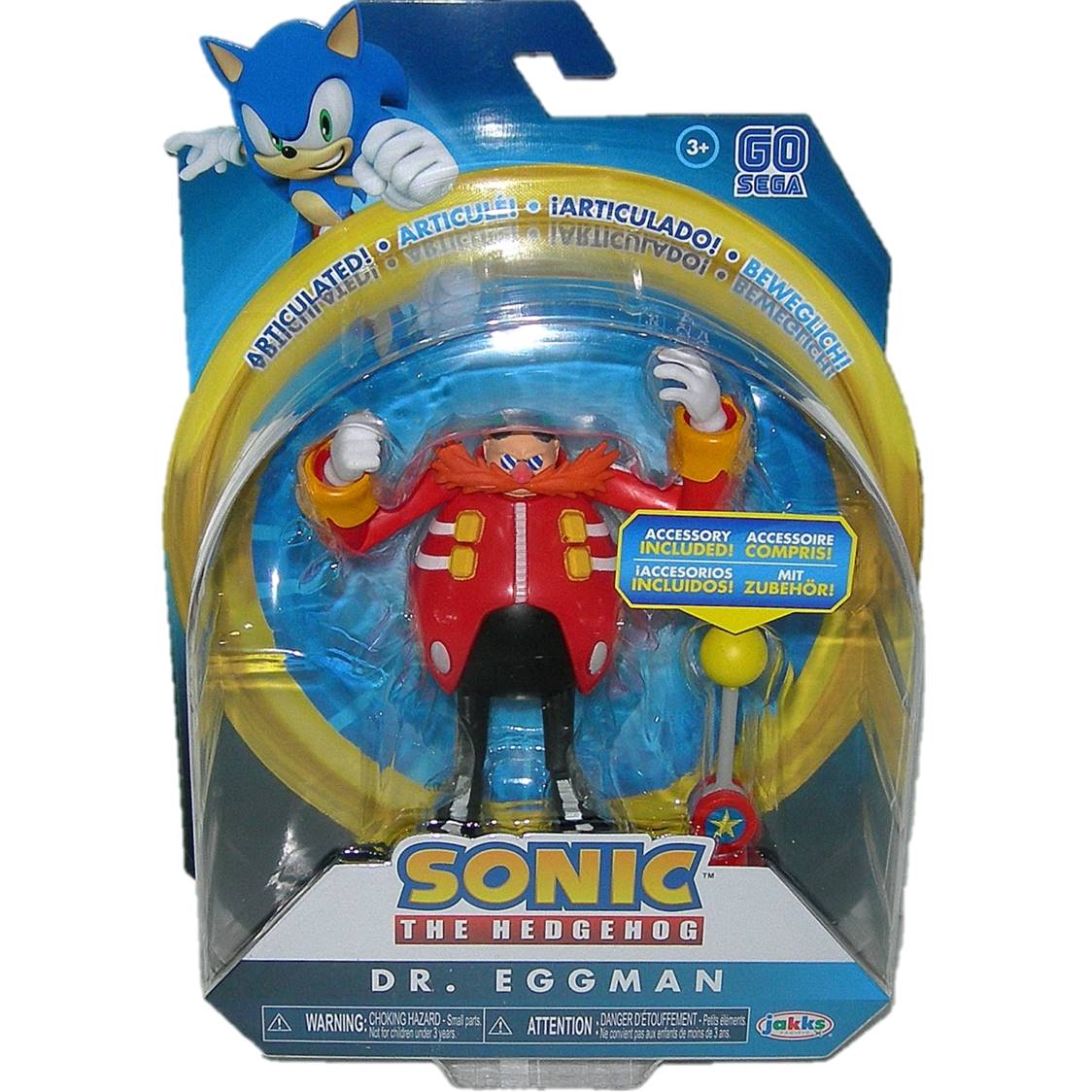 Sonic The Hedgehog 4 Inch Dr Eggman Articulated Figure - Wave 3 ...