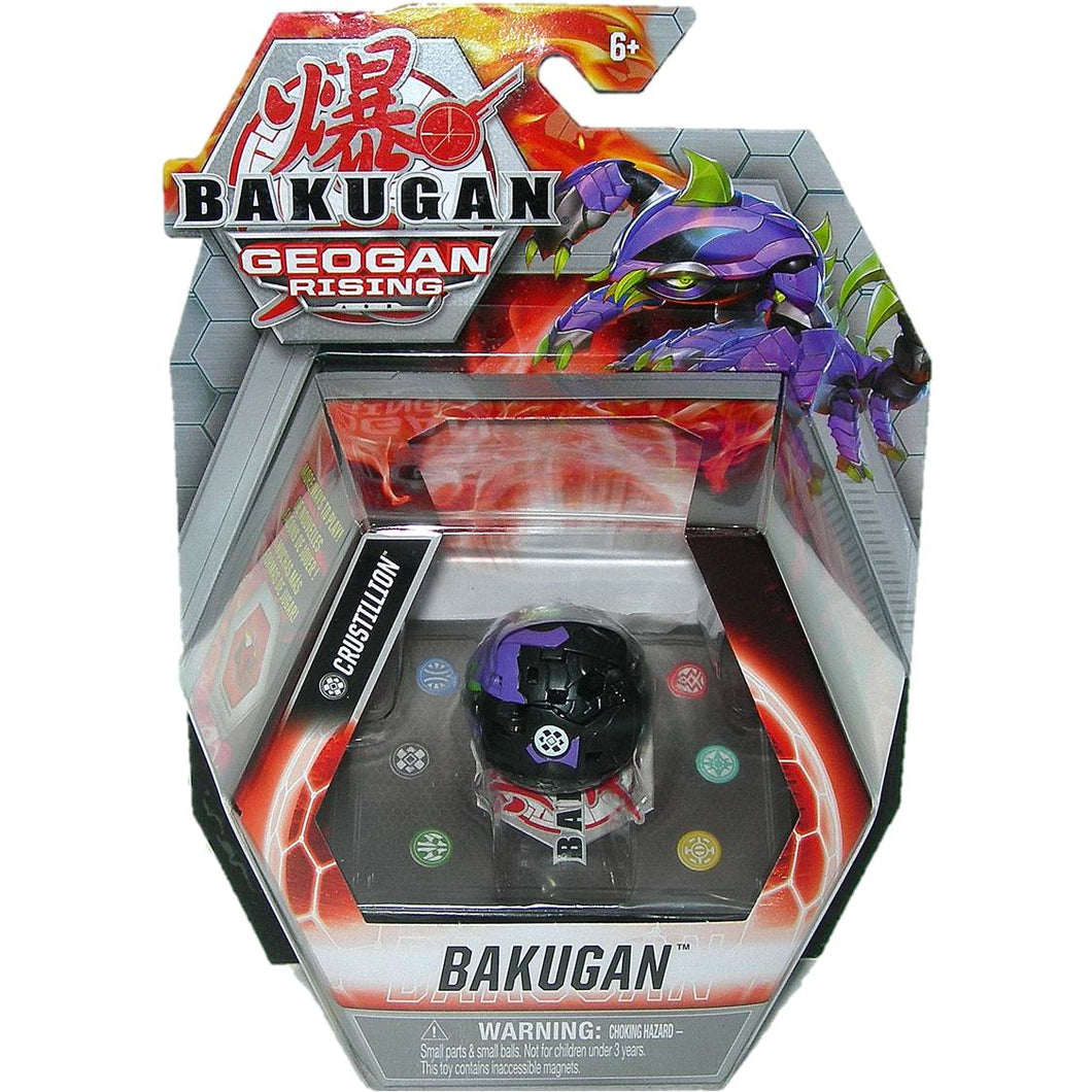 Bakugan Geogan Rising Darkus Crustillion Baku-Core Figure