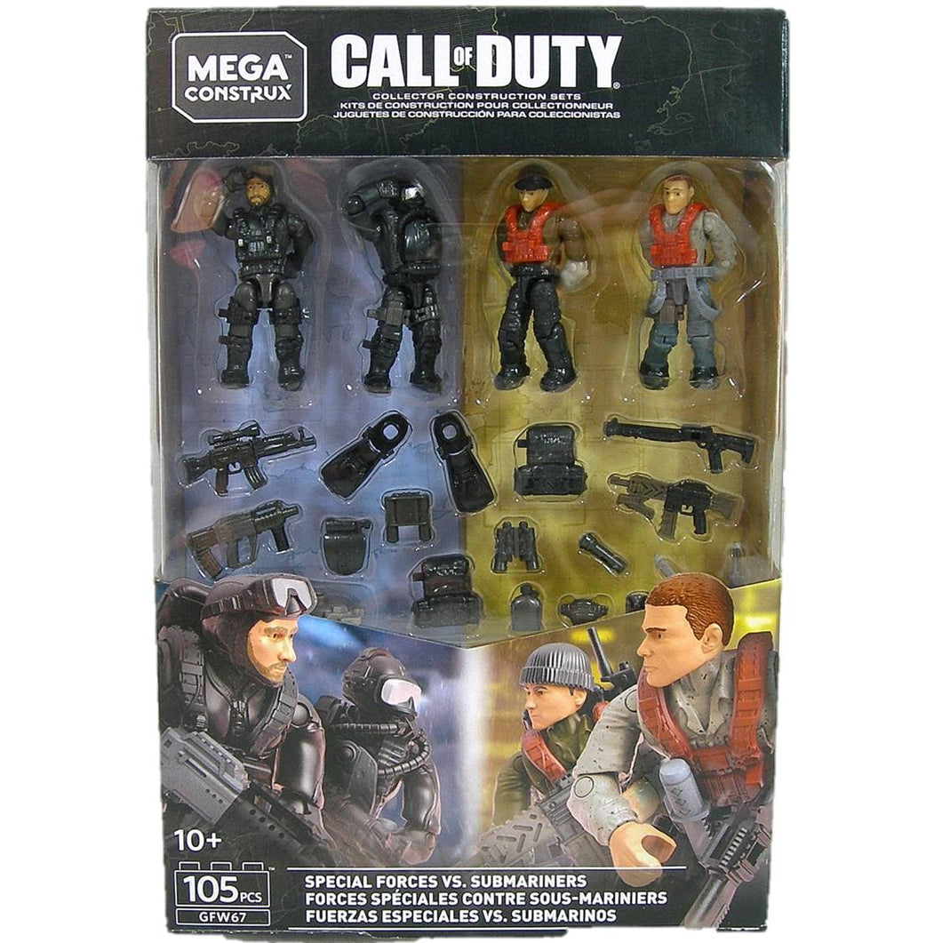 Mega Construx Call of Duty Special Forces vs Submariners Troop Pack GFW67 - Front