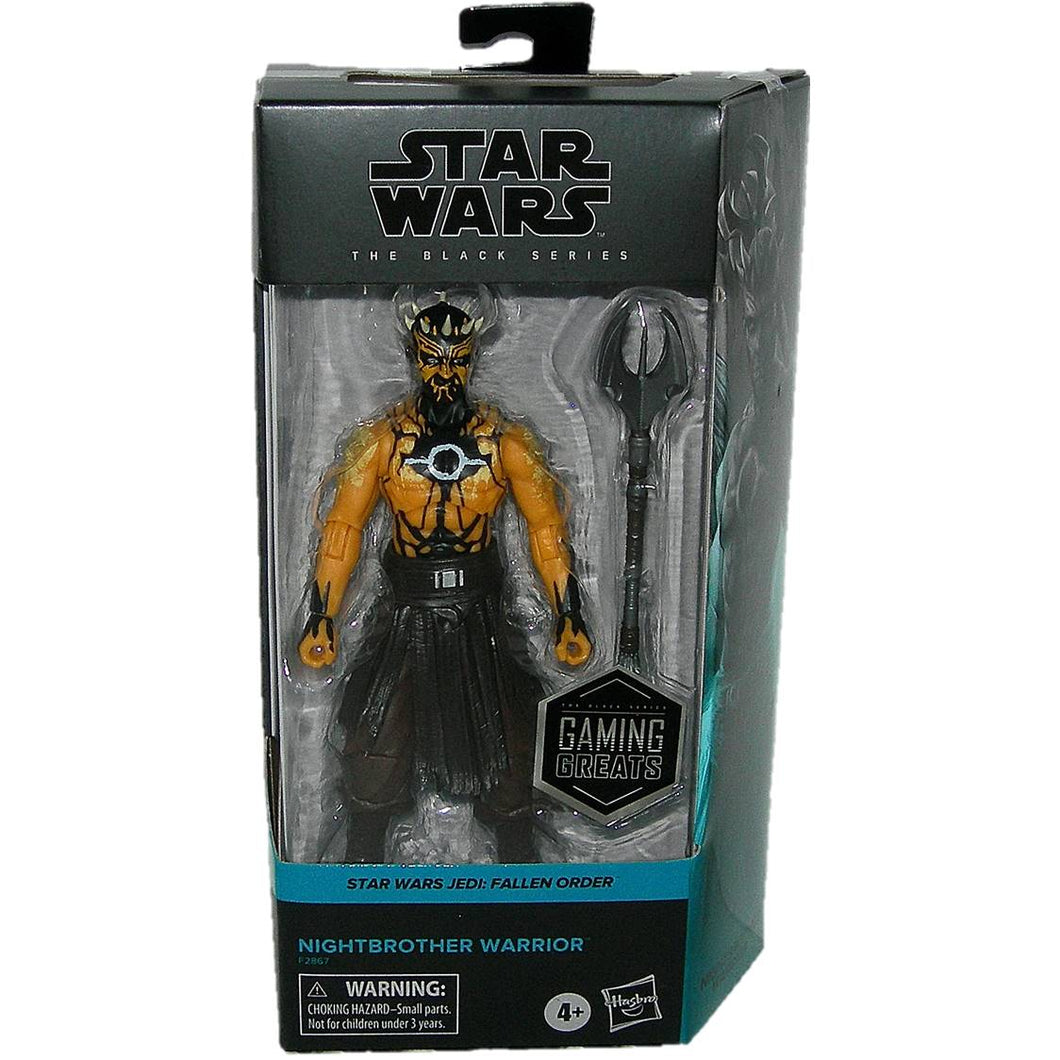 Star Wars Black Series 6-Inch Jedi Fallen Order Nightbrother Warrior Action Figure F2867 - Front