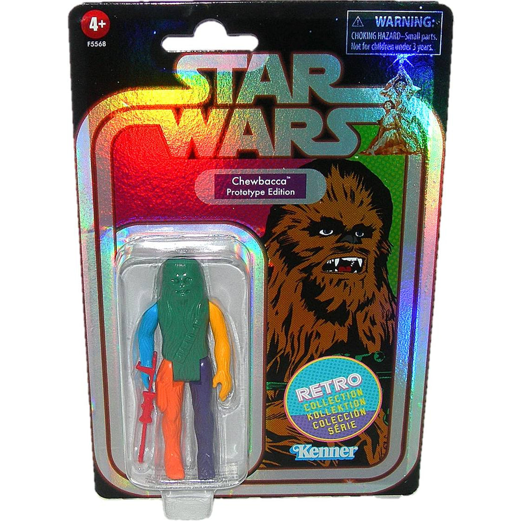 Star Wars Retro Collection Chewbacca Prototype Edition Green Torso F5568 - Front